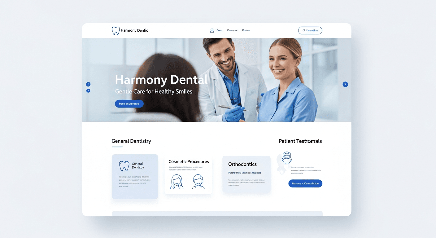 Landing page para Consultório Odontológico